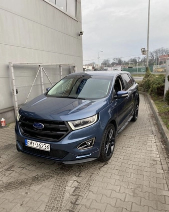Ford EDGE cena 89000 przebieg: 189000, rok produkcji 2018 z Myślenice małe 16